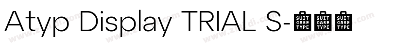 Atyp Display TRIAL S字体转换